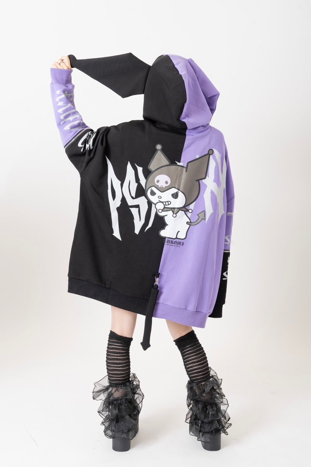 希少】KUROMIクロミ×PSYNYXXパーカー 地雷 サブカル サンリオ | 韓国系