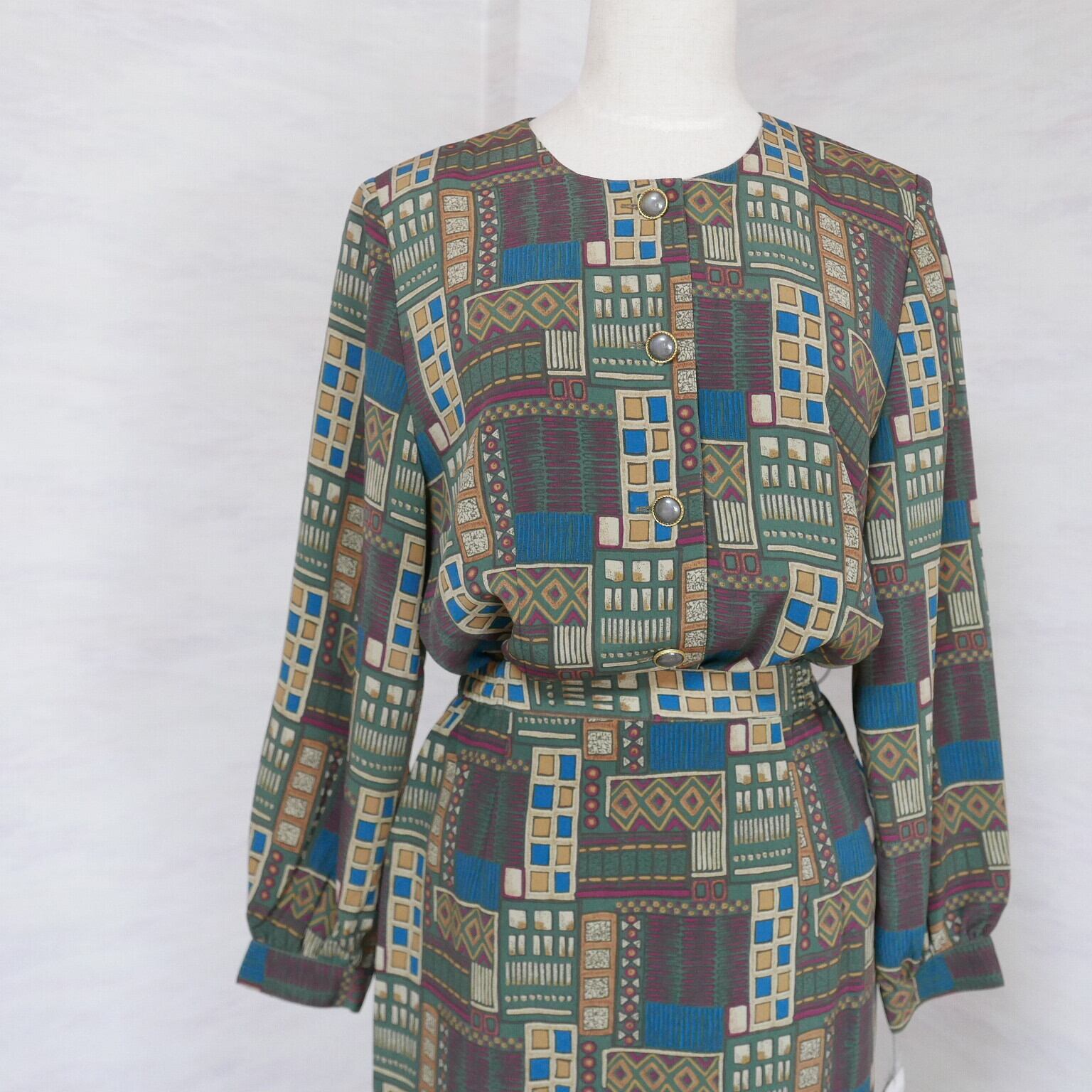 最新発見 80 90年代セットアップ バブル テーラードジャケット Chateau Goudourville Fr