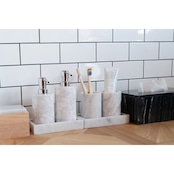 MARBLE TISSUE BOX - Black