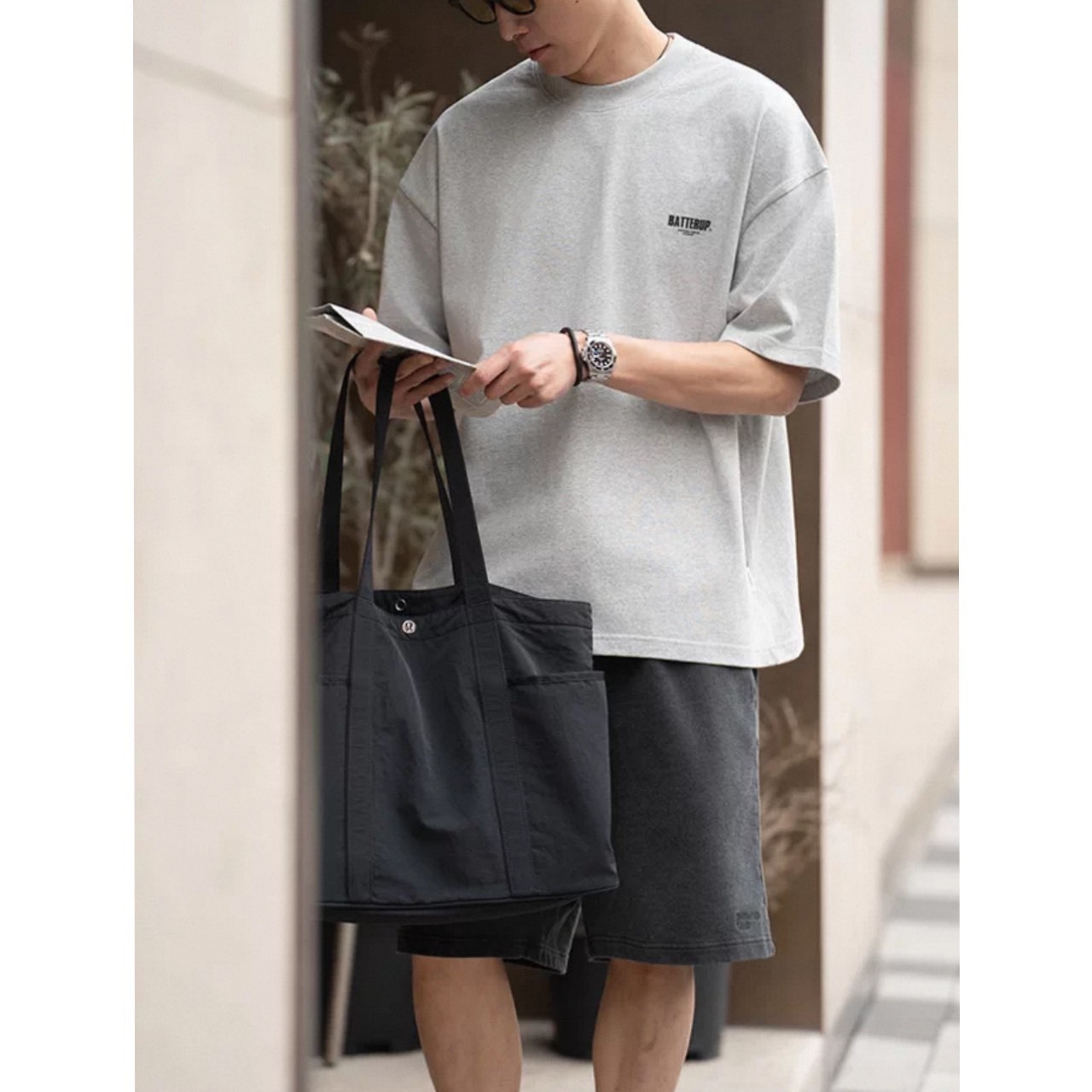 Surf photo back print tee 1422 - 3