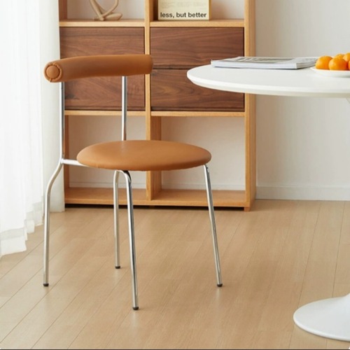 チェア イス 椅子 北欧モダン 背もたれ 軽量 高級感 クリームスタイル ダイニング 寝室 リビング 一人暮らし デスクチェア ミニマリスト ブラック ホワイト ブラウン オフホワイト