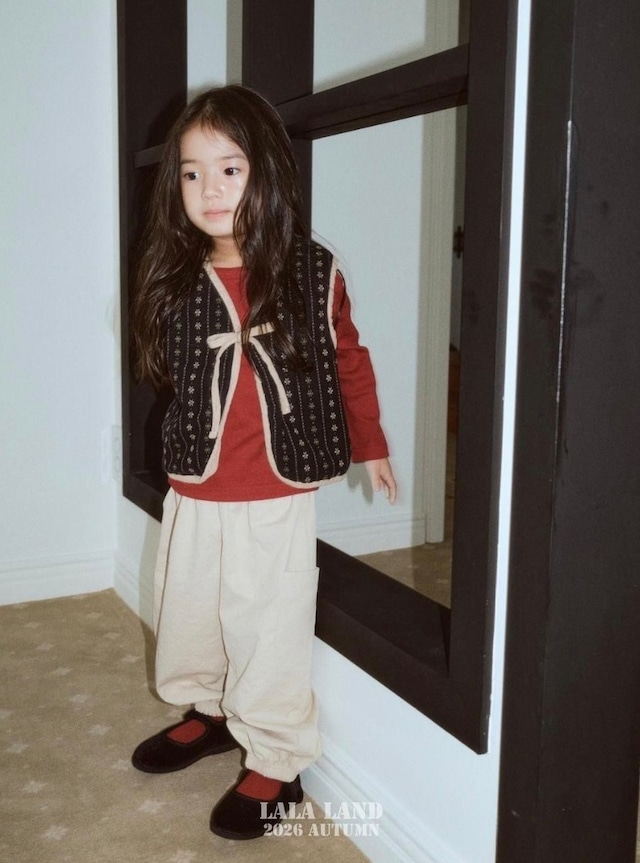 〚予約〛Hippie two-sided vest <kids>
