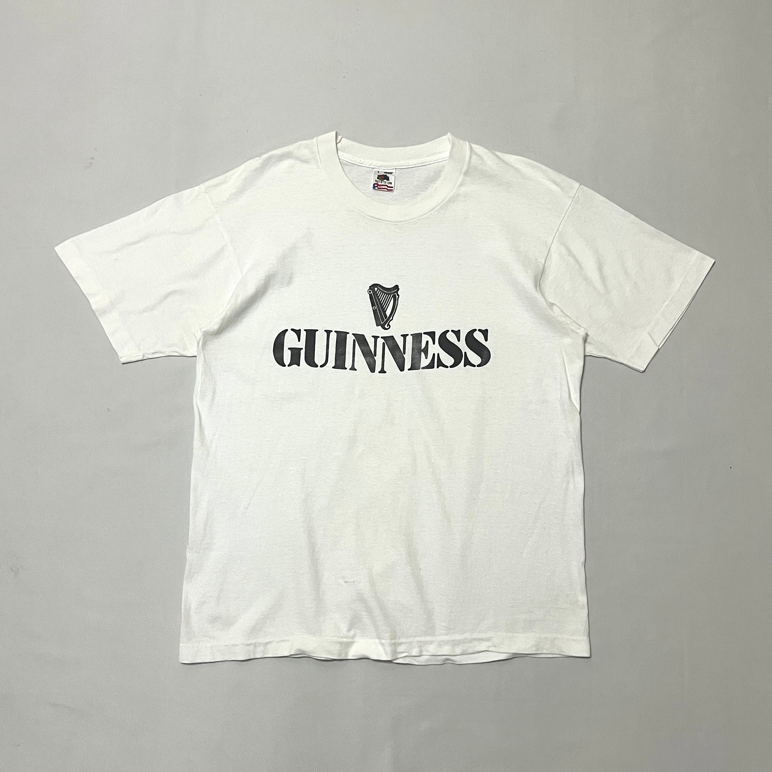 90s USA製 GUINNESS Beer ギネスビール プリントデザインTシャツ | BANCA