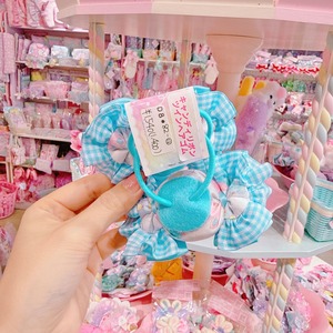 【D8】82-12キャンディリボンツインヘアゴム