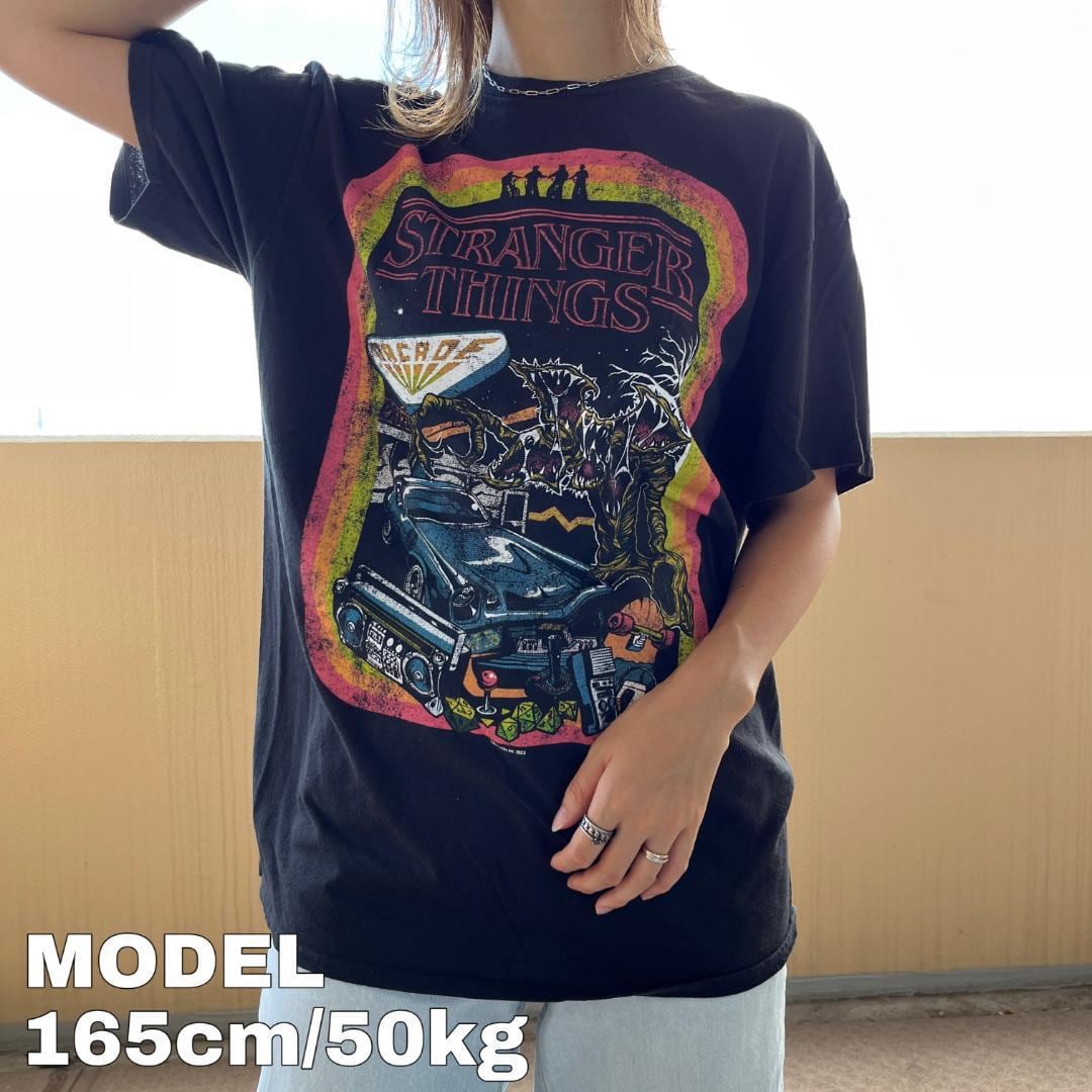 ストレンジャーシングス ネットフリックス プリントTシャツ