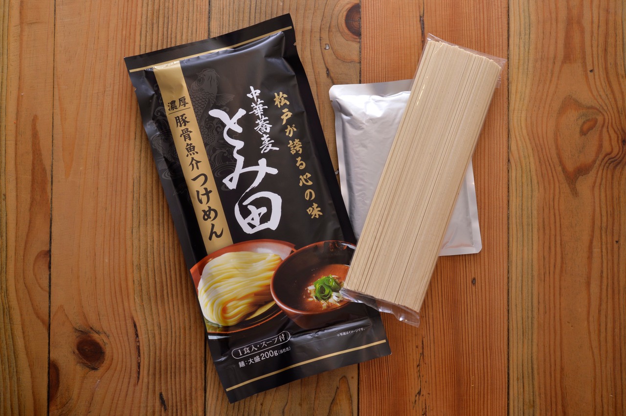 【化粧箱入り】中華蕎麦とみ田「乾麺」お土産5食セット