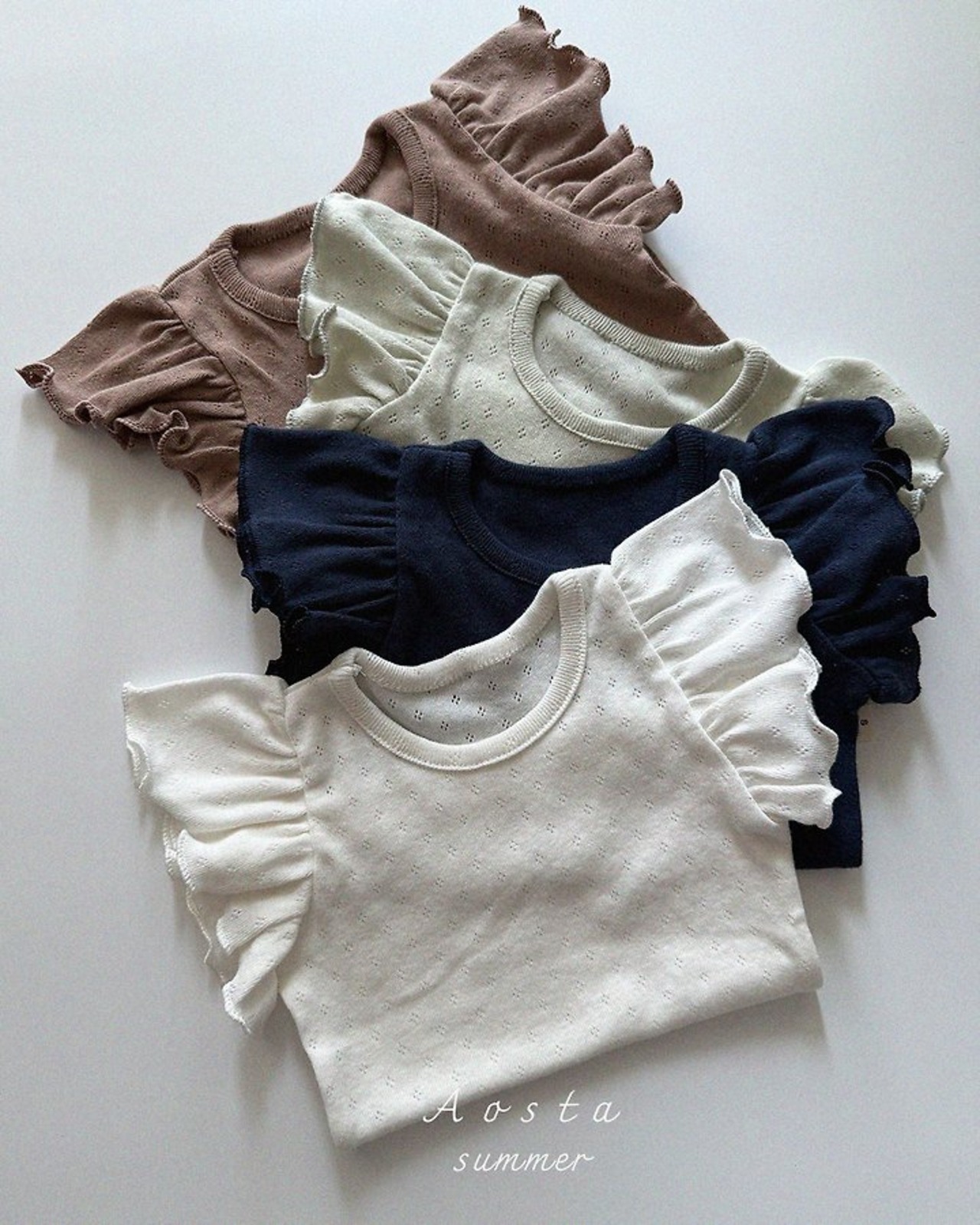 [Aosta] Angel Frill Tee / [아오스타] 엔젤프릴티