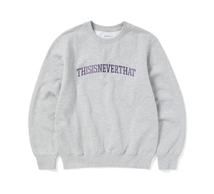 [THISISNEVERTHAT] Arch-Logo Crewneck Heather Grey 正規品 韓国ブランド 韓国ファッション 韓国代行 ディスイズネバーザット THISIS NEVERTHAT