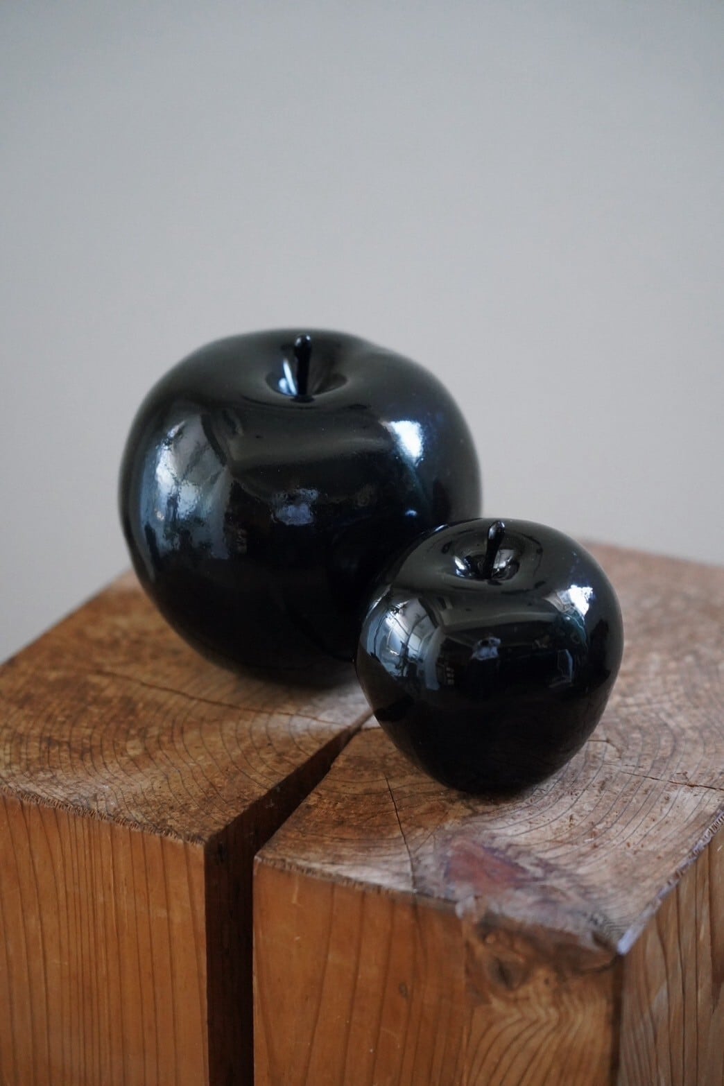 ポンポコリン子　ブラック38 Francfranc りんごのオブジェ大（ブラック） | POTS online shop