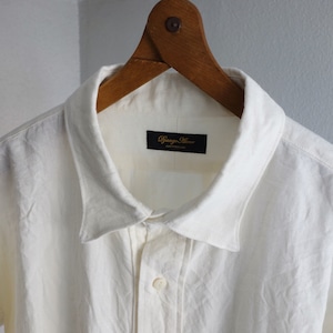 classic premiumlinen tailor shirt / naturalwhite