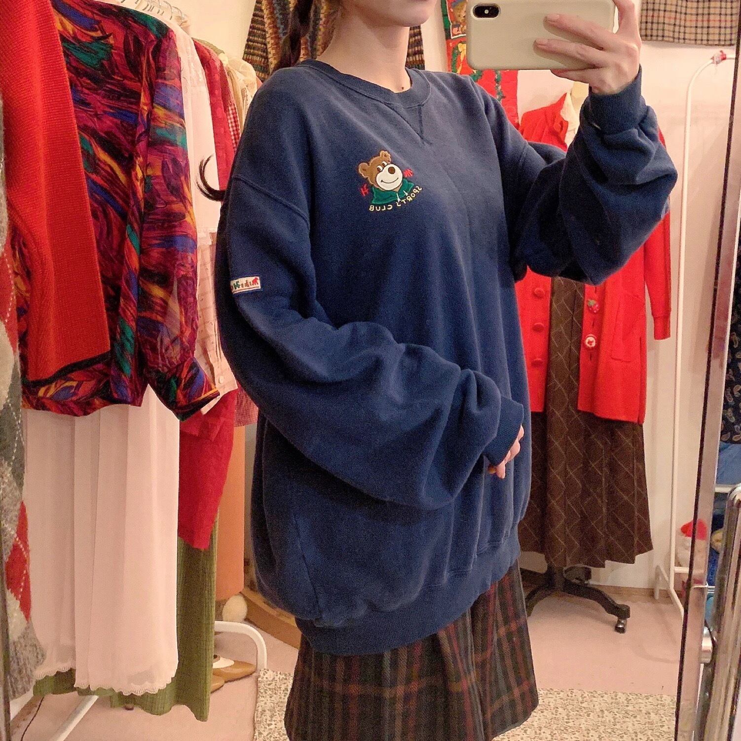 MIKIHOUSE / bear wappen sweat