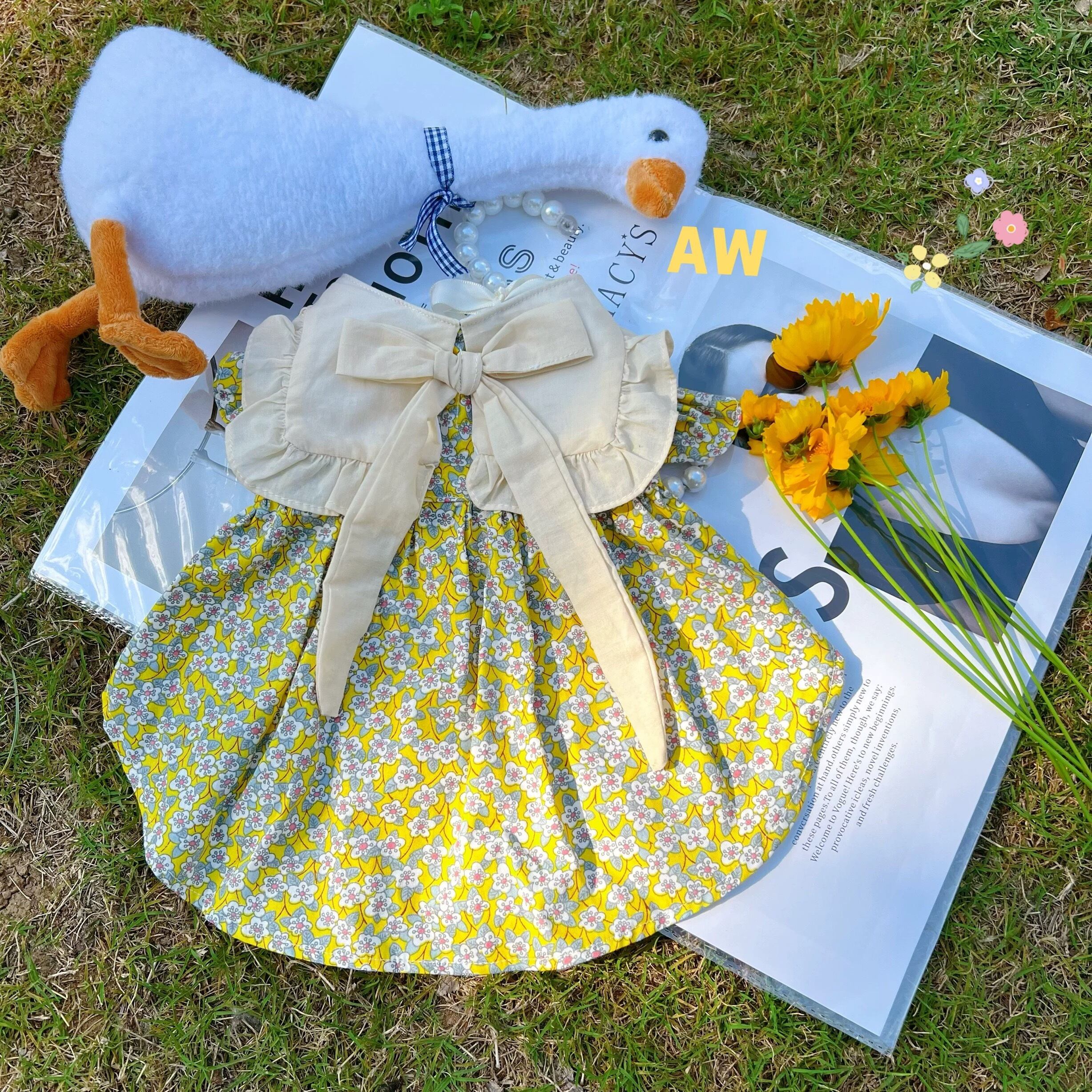 《予約》T0165 小花柄ワンピース