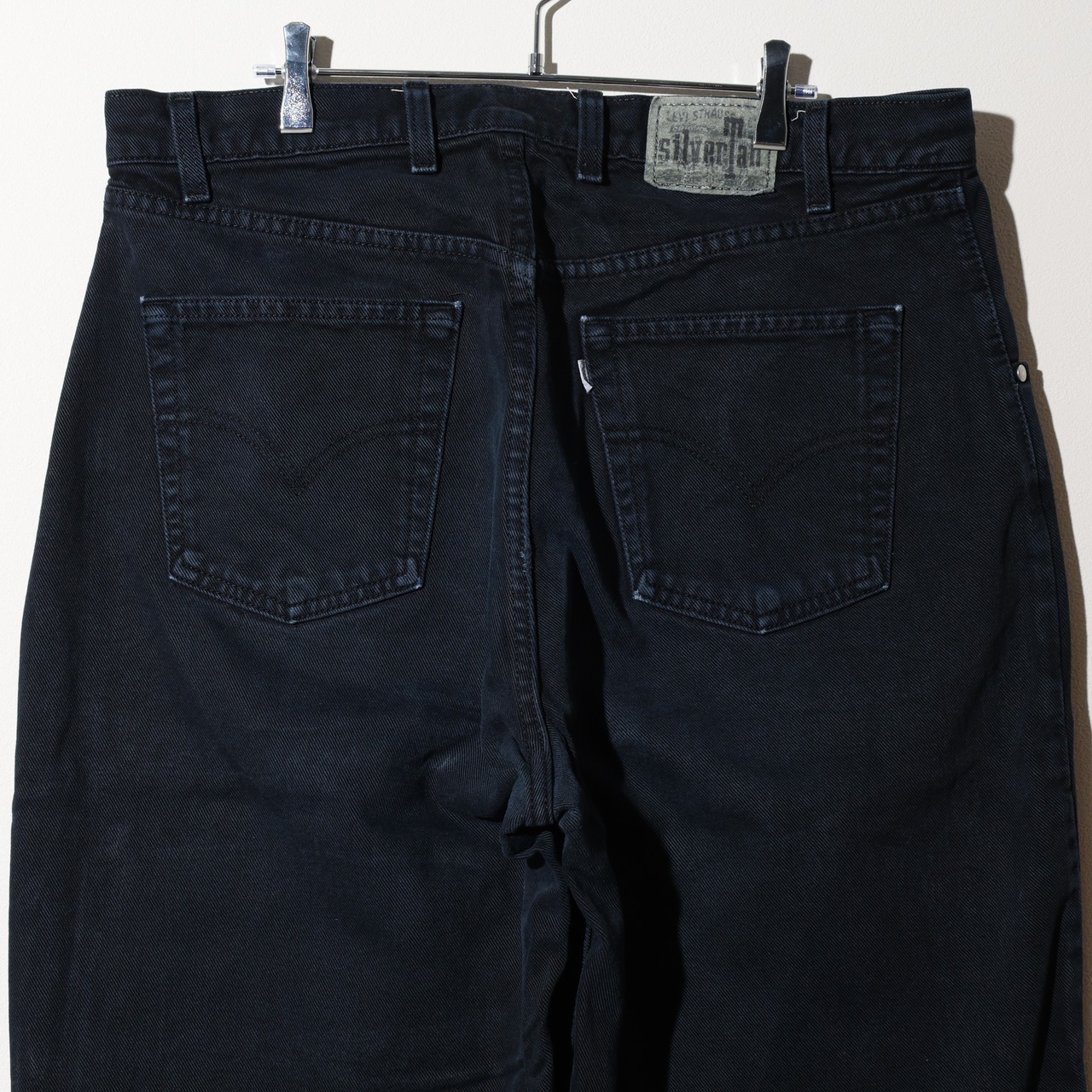 38×30 USA 95年 Baggy Silvertab Levi’s ブラックデニムパンツ リーバイス シルバータブ