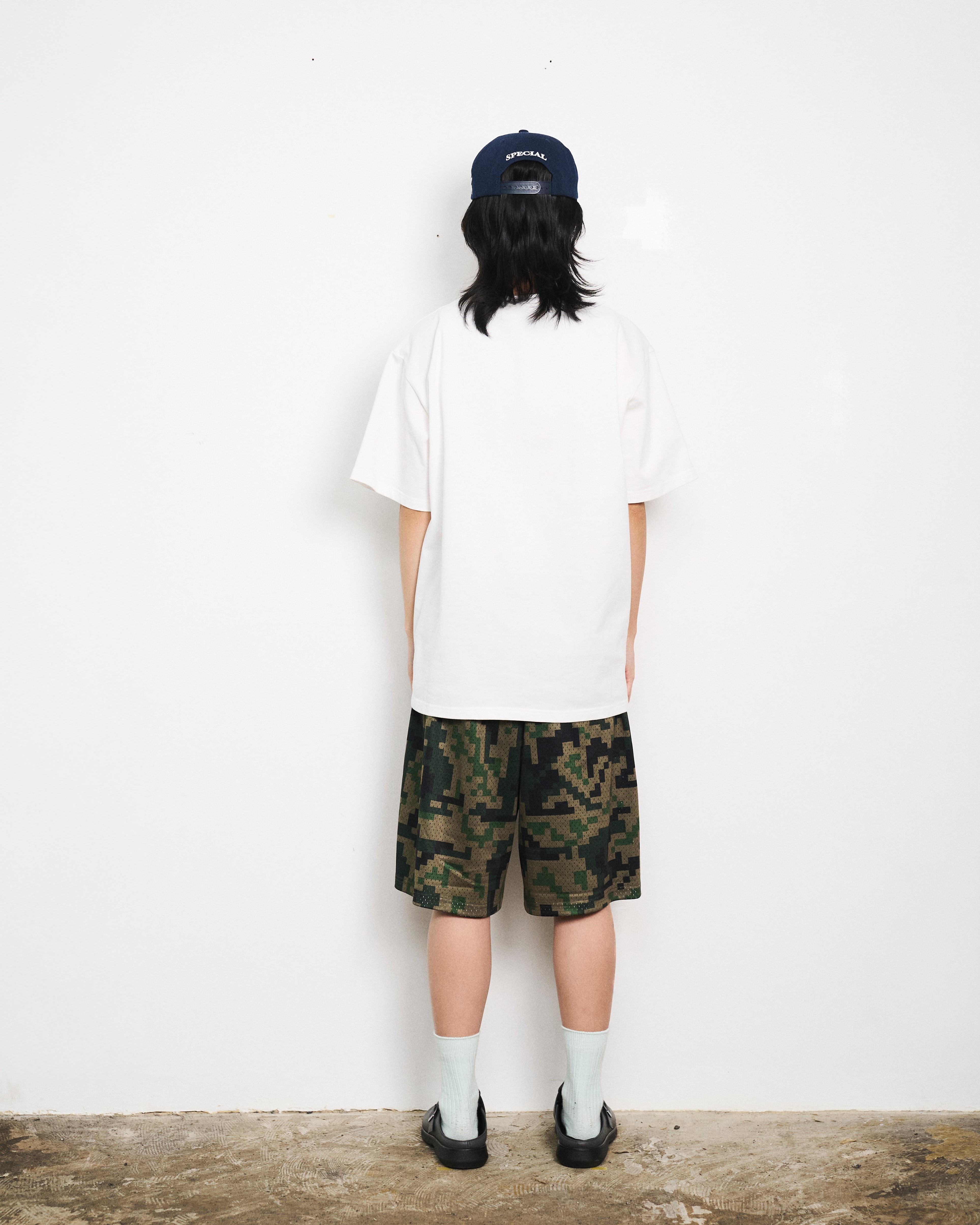 Sex Camo Mesh Shorts (Green) | SPECIAL GUEST
