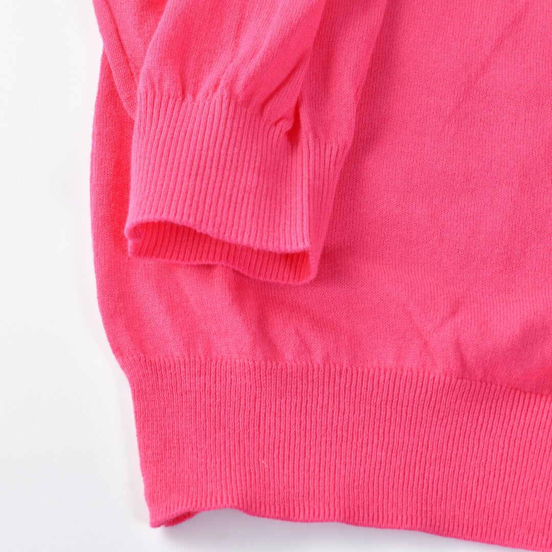 prit　プリット　強撚コットン天竺編み２ウエイワイドカーディガン・ピンク　サラッとした肌触りが気持ちいいカーデです