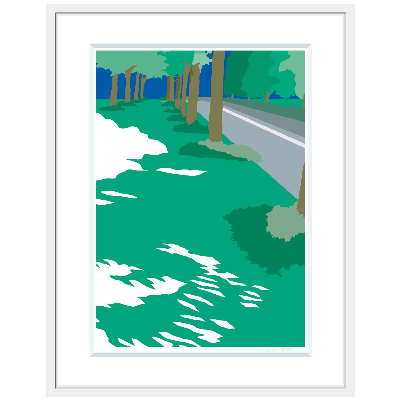 No.La-018「その先の向こう側」ジクレープリント額装 L size