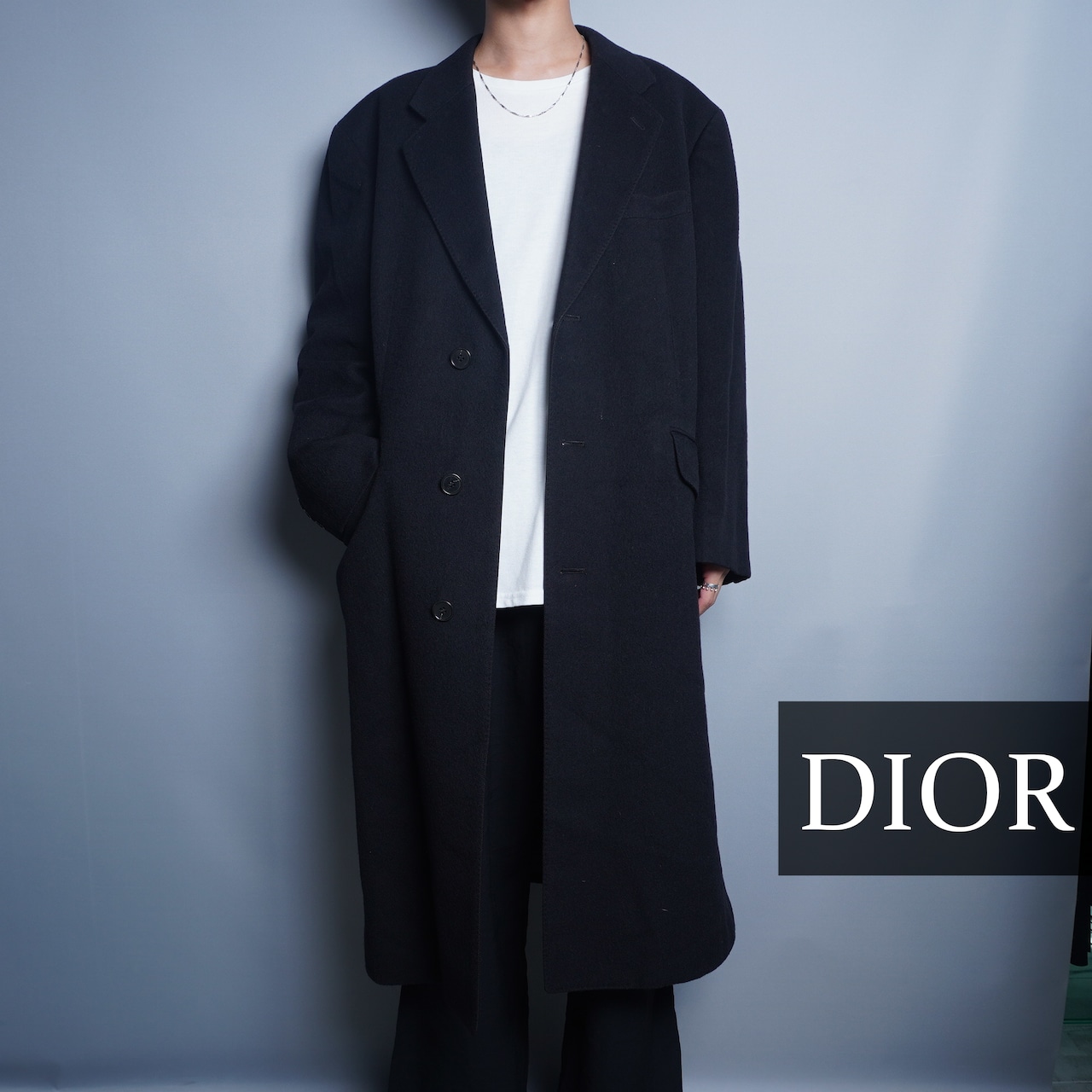 Christian Dior ウールコート 手直し有り サイズM Christian Dior ウールコート 手直し有り サイズM Christian