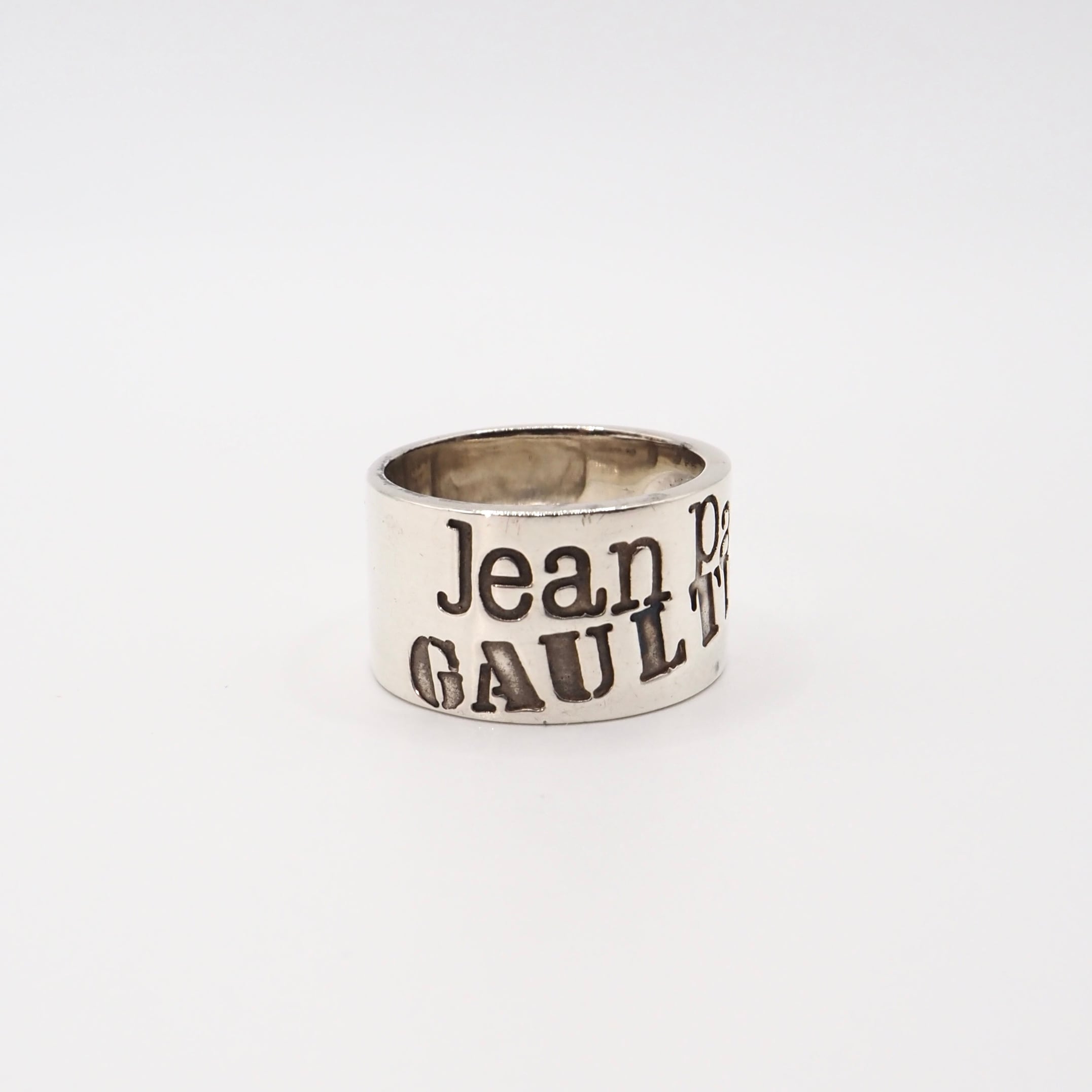 Jean Paul Gaultier 約10号 ロゴリング シルバー925 ジャンポール
