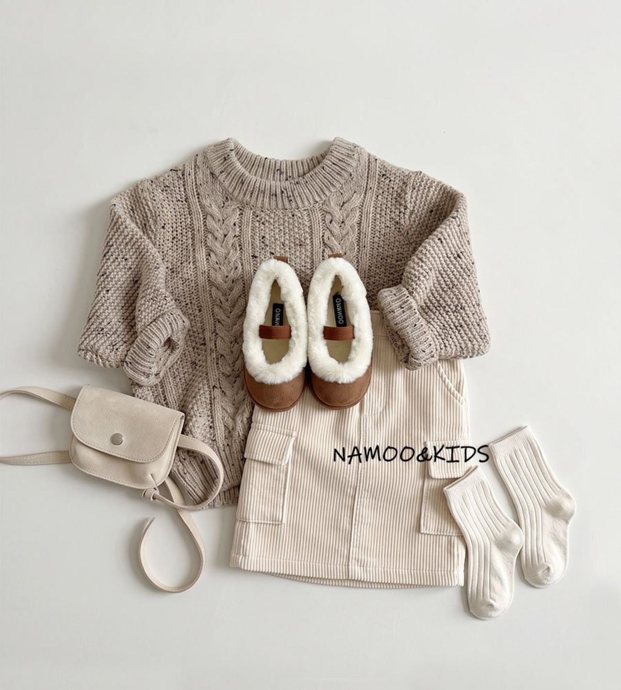 NAMOO［取寄］NA218 leiton ugg maryjane shoes