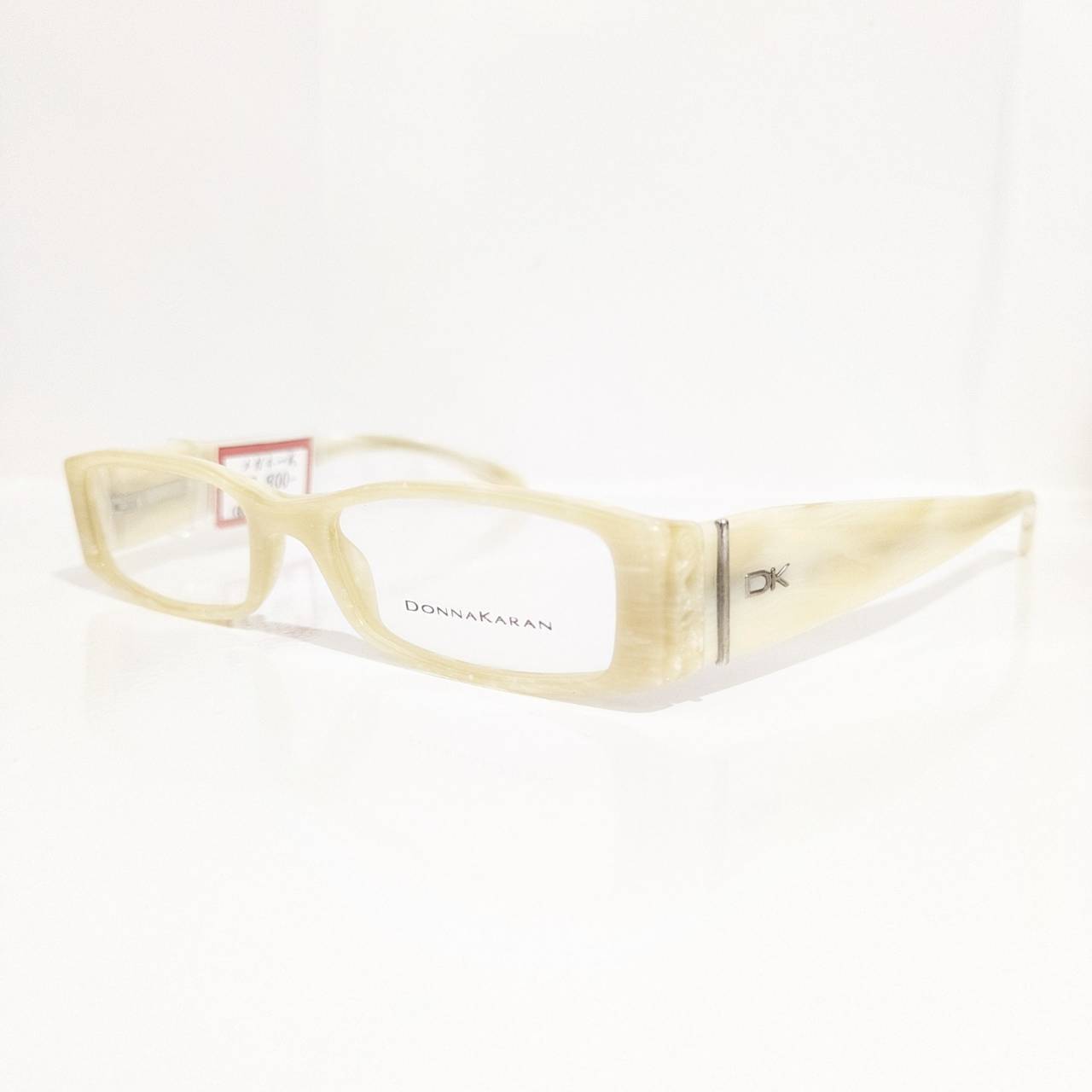 【Donna Karan】スクエアセルフレーム ホワイト
