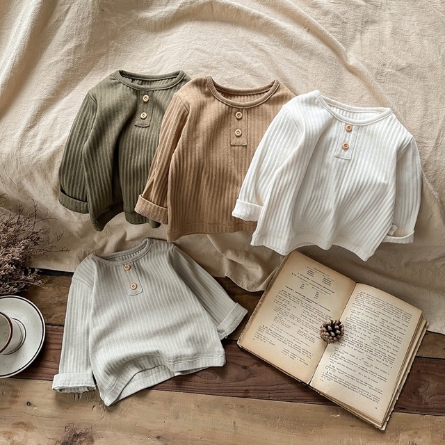 【BABY】ナチュラルリブＴシャツ