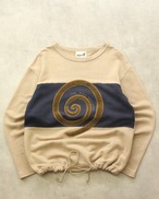 ~90s HAI SPORTING GEAR (ISSEY MIYAKE) Swirl Design Sweat Shirt