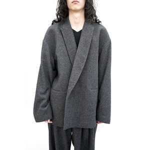 [Blanc YM] (ブランワイエム) BL-22AW-CWAUJK  Cashmere wool unconstructed JKT
