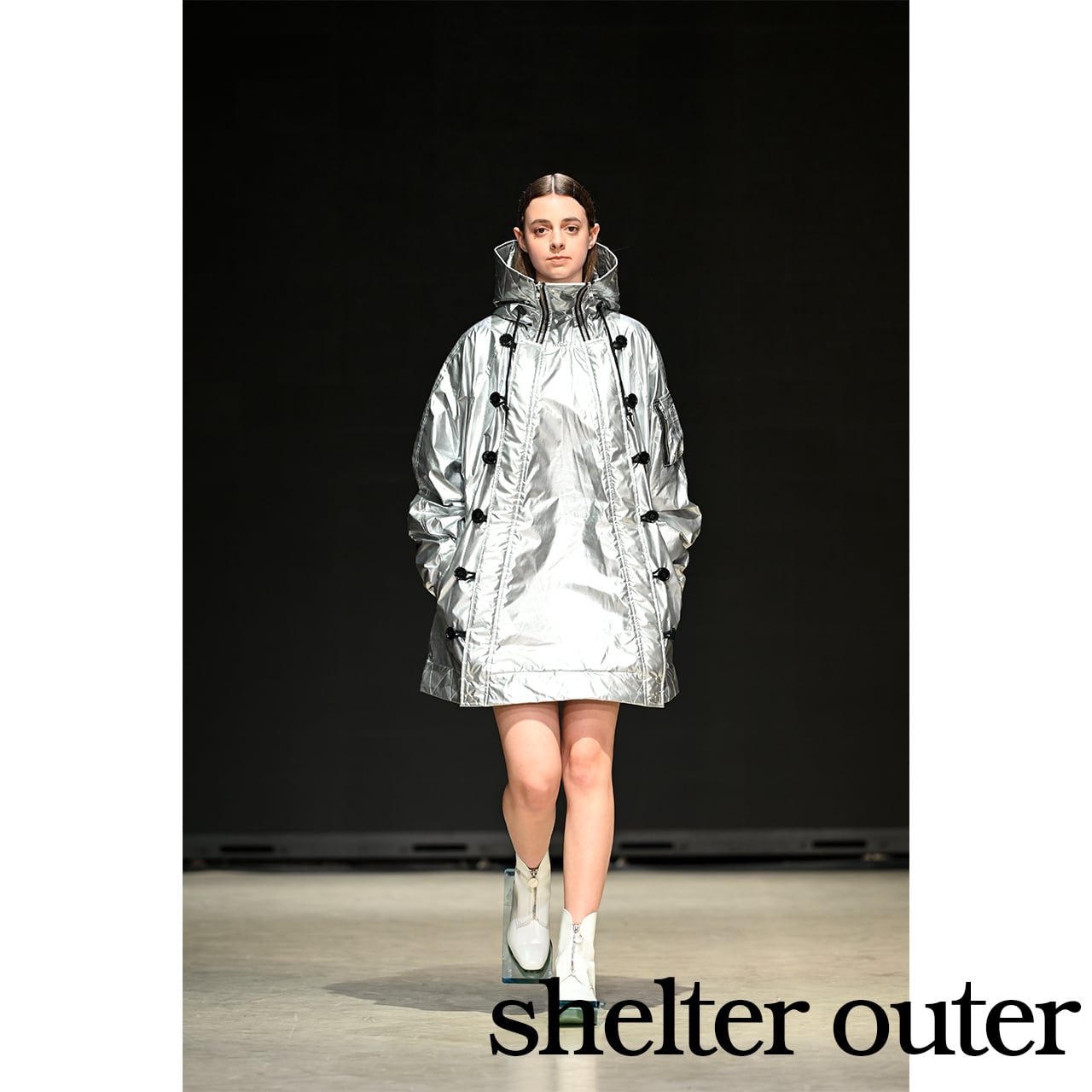 isxnot shelter outer シルバー　y3k モード shelter outer | isxnot