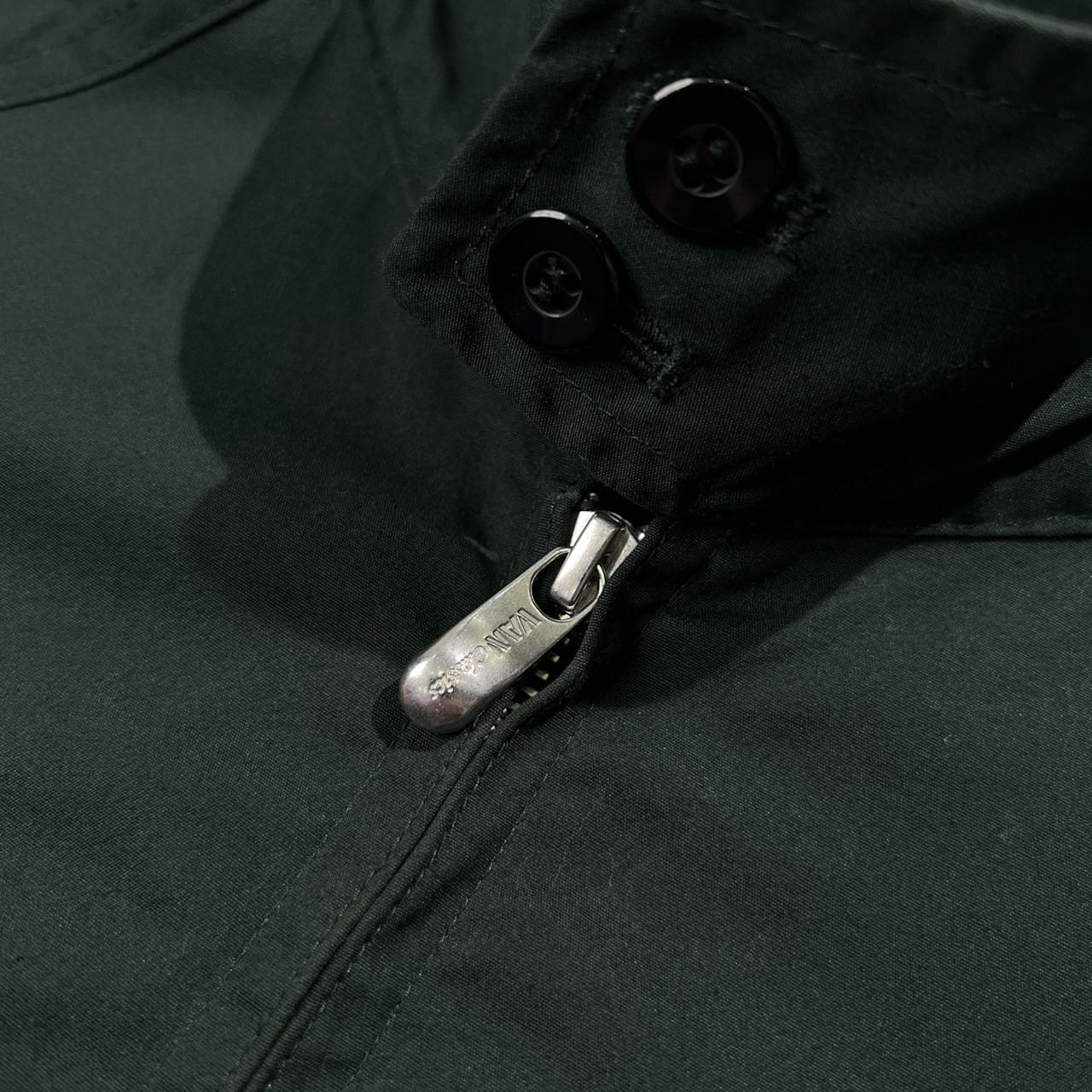 VAN JAC ヴァンヂャケット 裏地ブラックウォッチ スイングトップ ドリズラージャケット ブルゾン サイズ LL /メンズ/モスグリーン