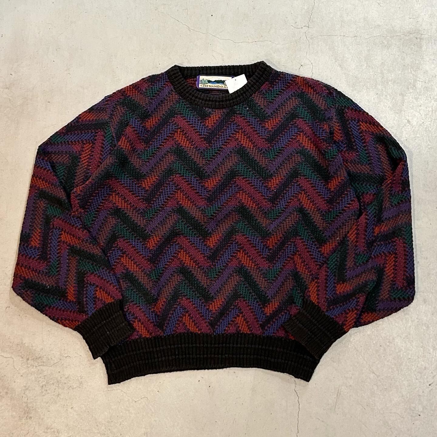 80s〜 SHENANDOAH cotton design knit【高円寺店】