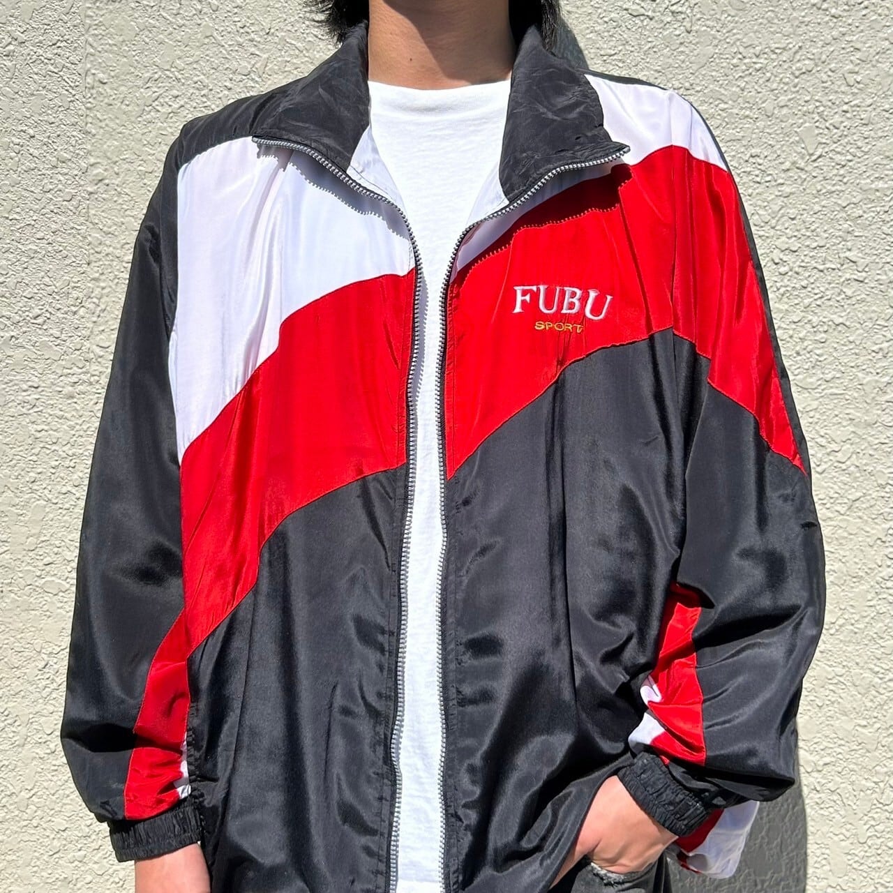 FUBU フブ 90s ナイロンジャケット ストリート 古着 オーバーサイズ-