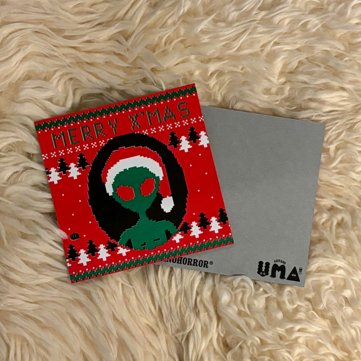 UMAサンタ クリスマスカード 3枚セット