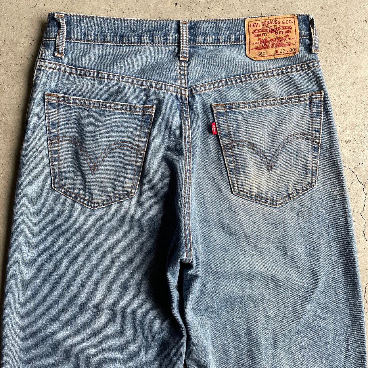 00年代 Levi's リーバイス 560 ワイド バギー COMFORT FIT テーパード