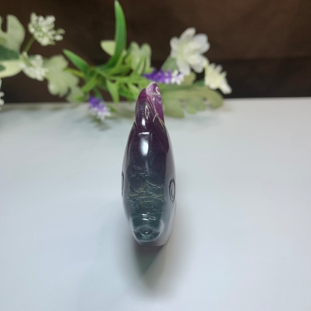 在庫セール☆1.海のアニマル♪♪フローライトお魚さん☆ペアセット