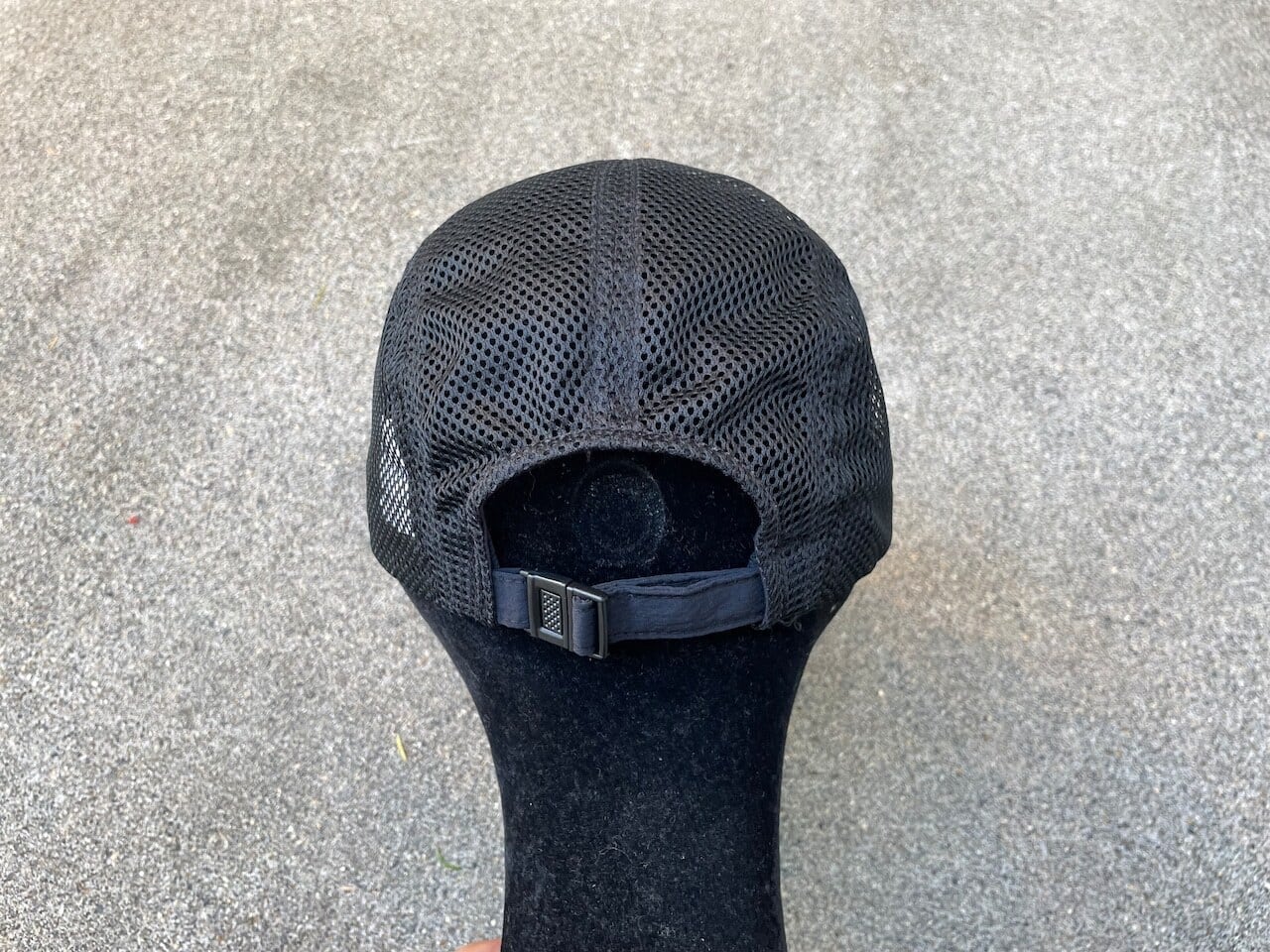 BUDO(ブドー) SHORT BRIM DRY MESH CAP black×black | play field mountain
