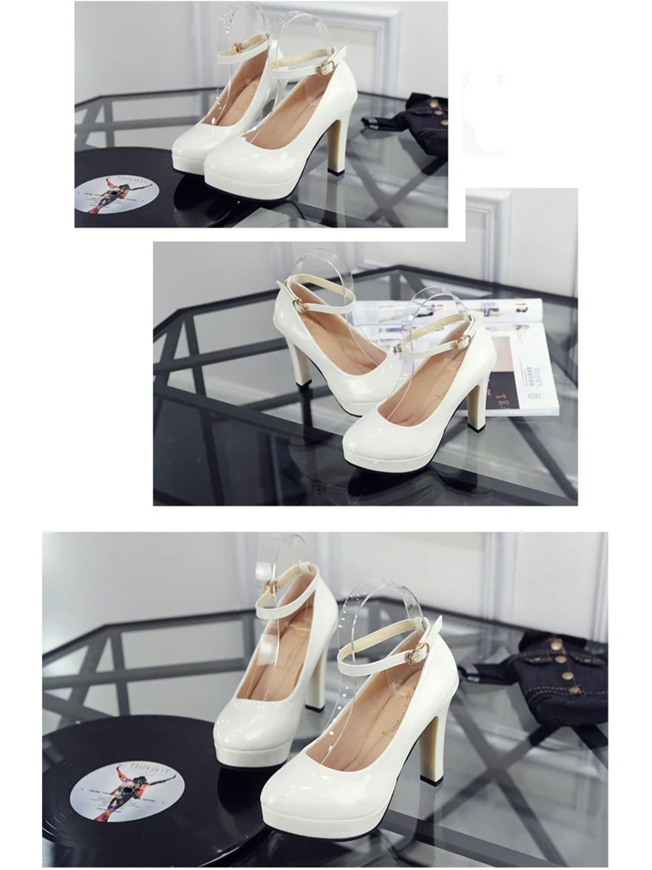【0287】Ankle Strap High Heels Shoes