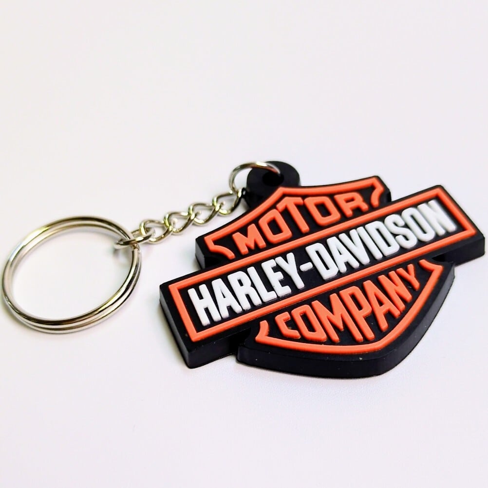 送料無料！ ☆ラバーキーホルダー☆ 〘1018〙【 Harley Davidson