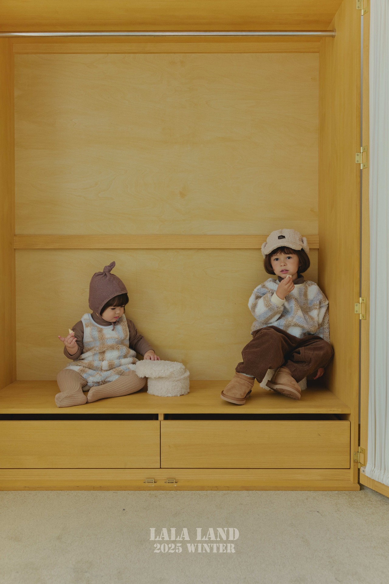 LALALAND 25/WI(Baby)Peach turtleneck tee