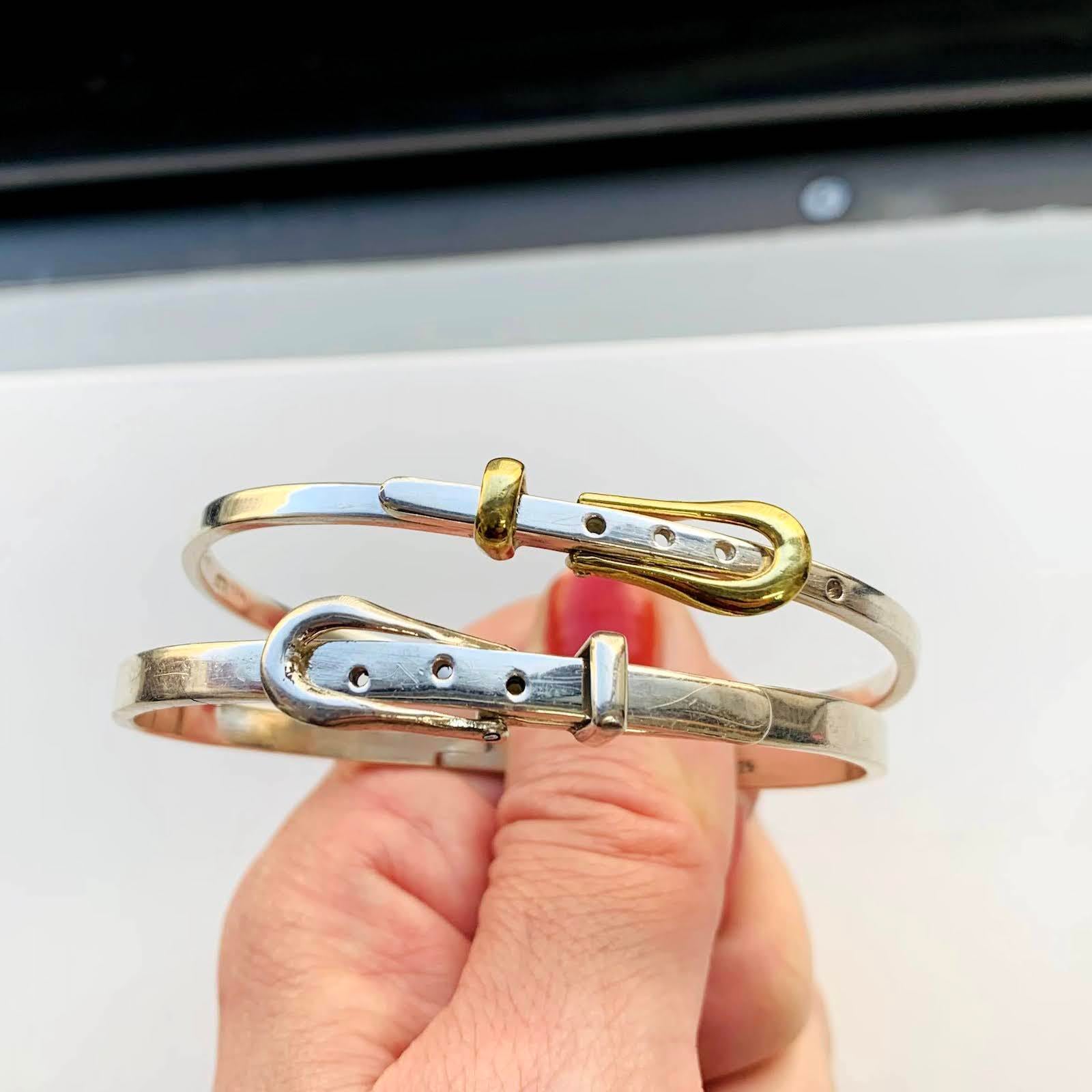 Mexicoシルバー925 ベルトバックルバングル | Milo Antiques & Vintage