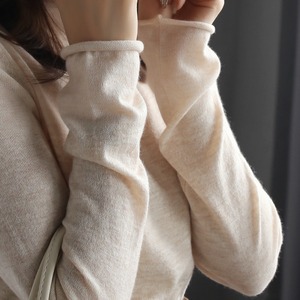 タートルネックニットトップ 7color A00953