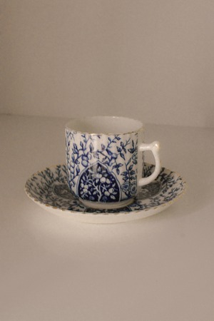antique cup & saucer The Little Bird Window Ⅲ