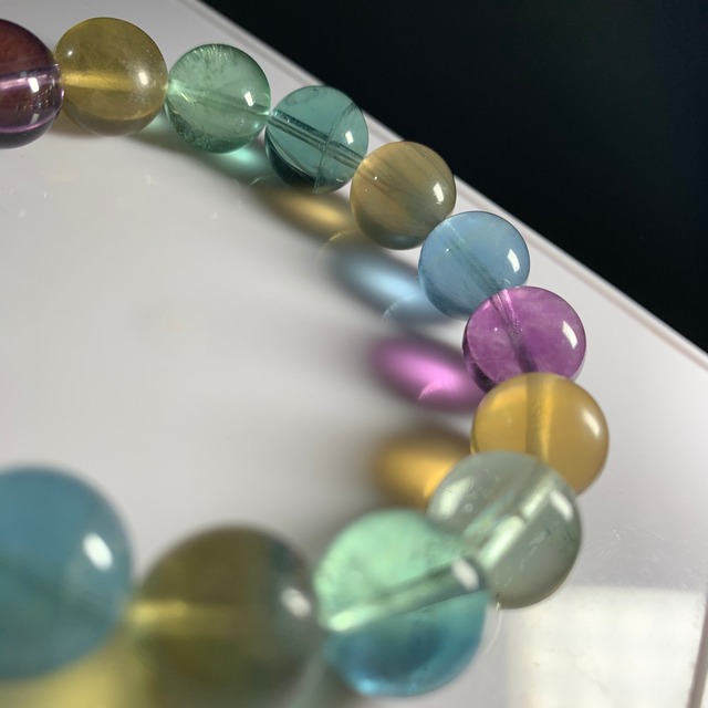 カラフル フローライト ブレスレット