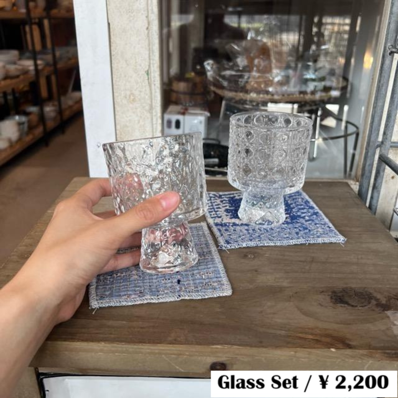 TOPANGA Kitchen　Glass glass　2Type　ガラスグラス　2種　ガラス　グラス　ギフト