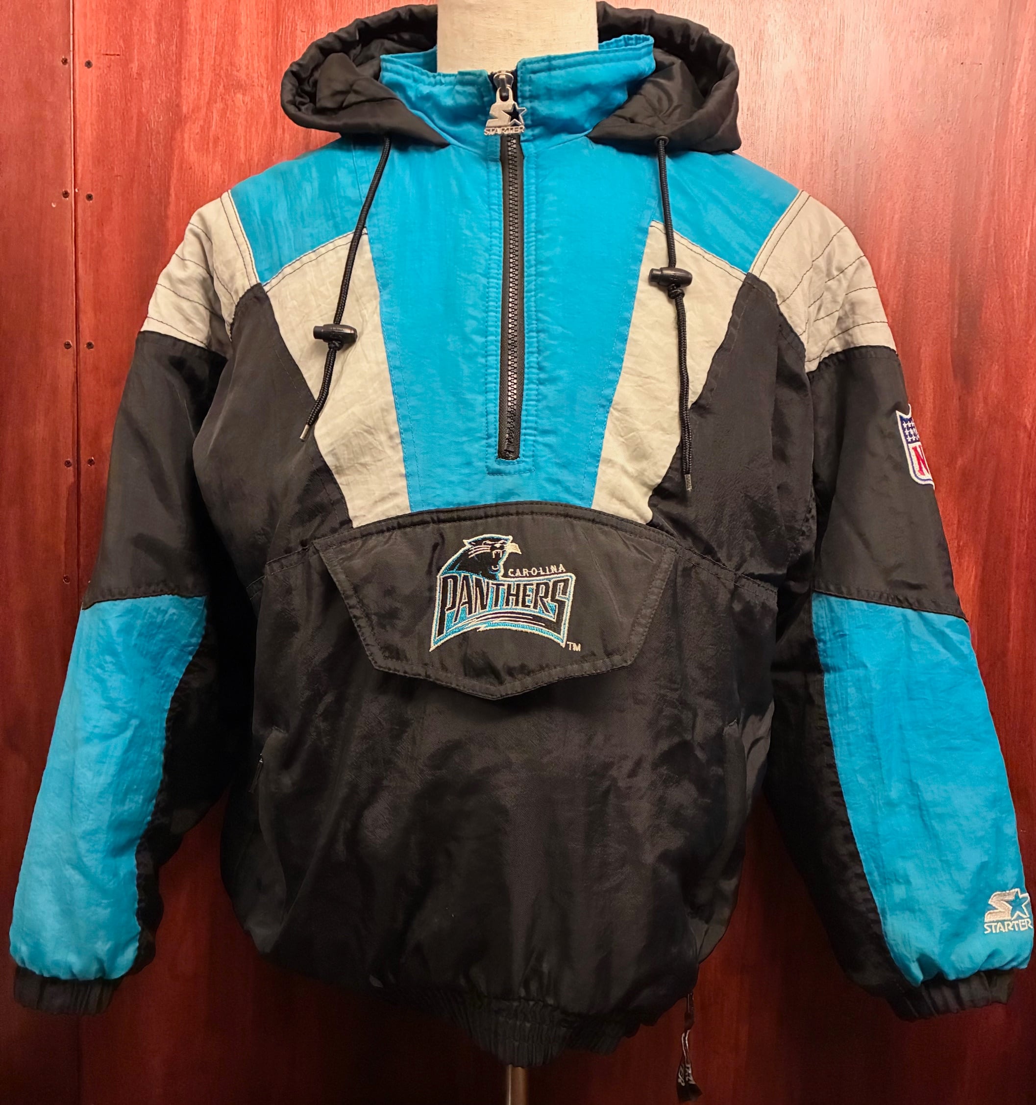 レア MADE IN KOREA製 90s PROLINE BY STARTER × NFL CAROLINA