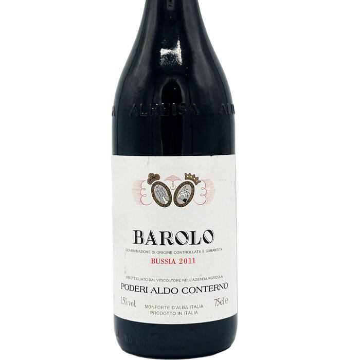 1円~Poderi バローロ ブッシア 2011年 アルド・コンテルノ 750ml