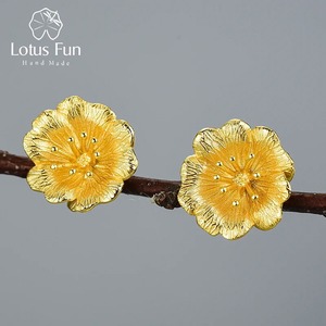 〈925 Sterling Silver〉Flower Mini Stud-Pierce【L0179】