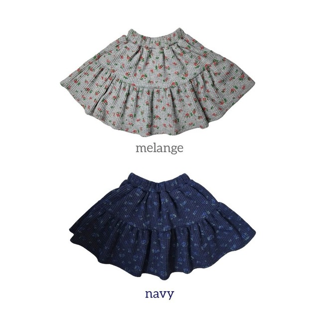 【取寄】bymimi｜crople skirt｜クロプルスカート｜S-JM｜kids&jr｜26 spring