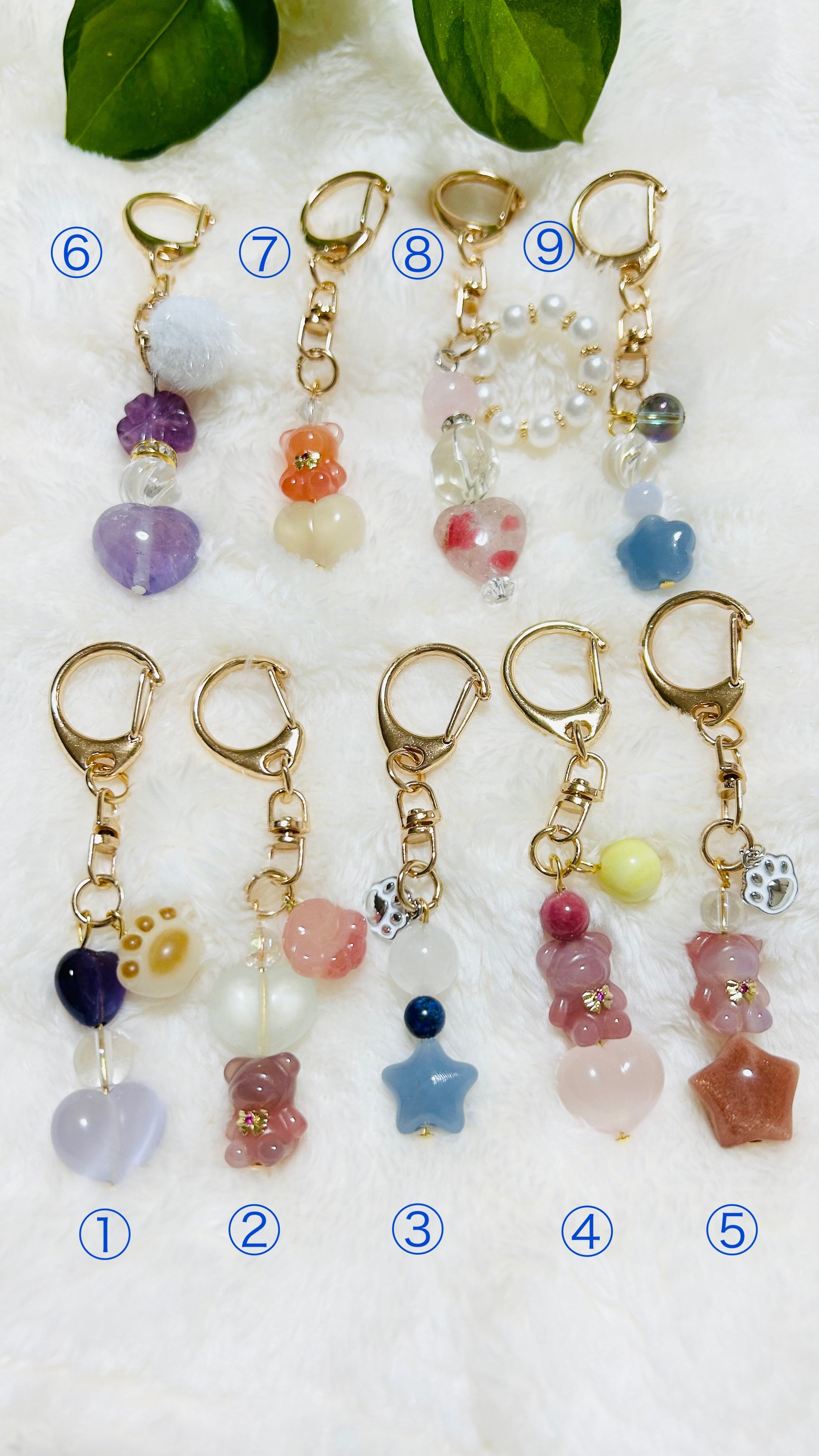 ハンドメイドピアス2950 下のビーズアシメカラー 【公式通販】