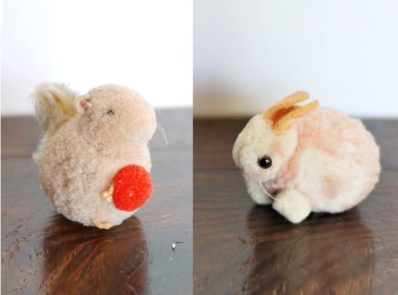 シュタイフ Steiff ポンポンリス ぽんぽんうさぎ ミニチュアポンポン