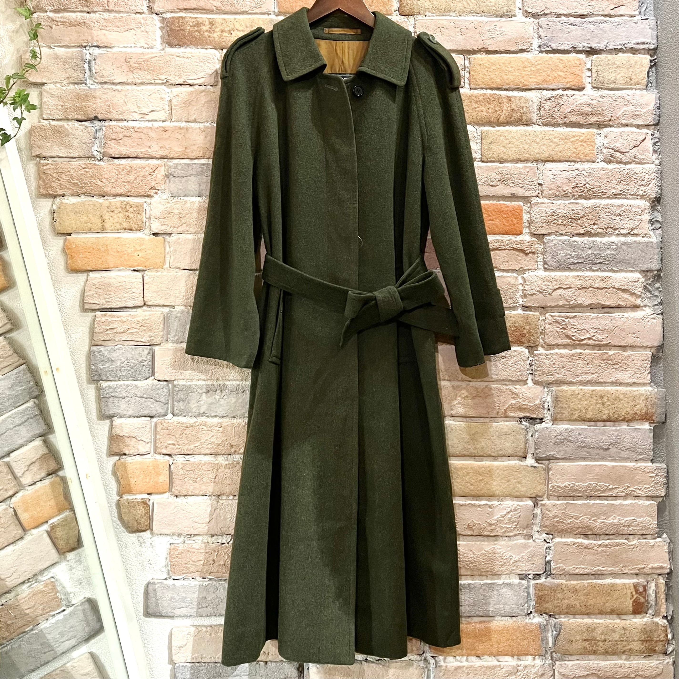 burberry “ladies loden cloth coat” size8 イングランド製 